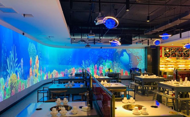 餐飲市場(chǎng)到店難！5D全息光影餐廳助力拓客引流